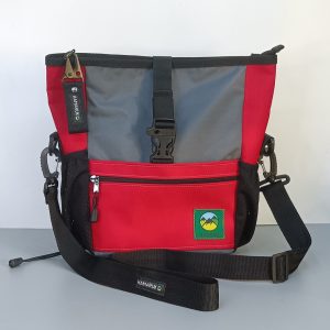 Bandolera Indarra Txiki Gris y Rojo