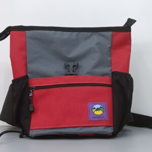 Riñonera Txiki Rojo y Gris