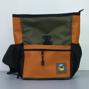 Riñonera Txiki Naranja Teja y Verde
