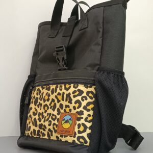 Mochila Atenea Leopardo y Negro