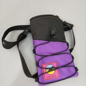 Bolsito Acolchado Negro y Morado