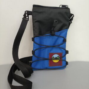 Bolsito Acolchado Negro Azul