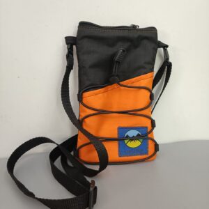 Bolsito Acolchado Negro y Naranja