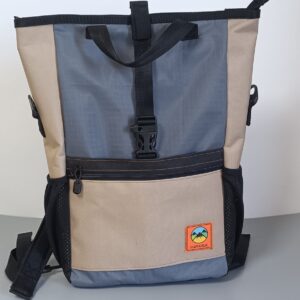 Mochila XL Camel y Gris